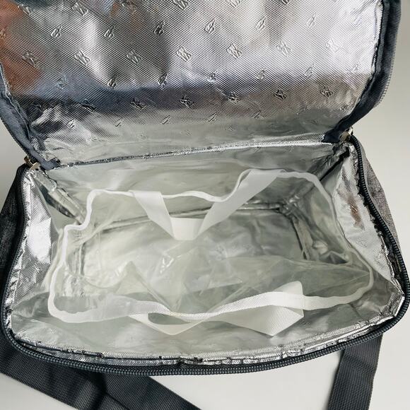 Lekebaby Breast Milk Cooler Bag Contoured Ice Pack Insulated BottleTote Bag Grey - Picture 8 of 12